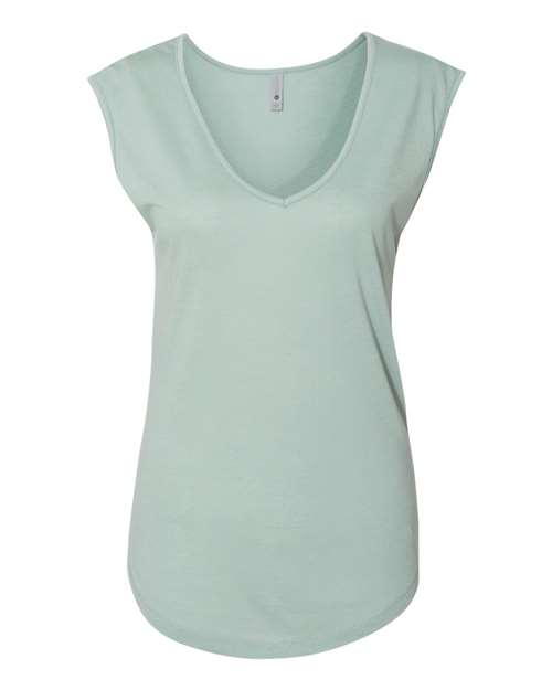 Women's Festival Sleeveless Deep V-Neck T-Shirt Image 9