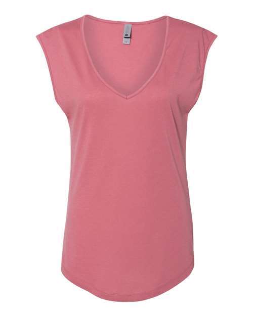 Women's Festival Sleeveless Deep V-Neck T-Shirt Image 8