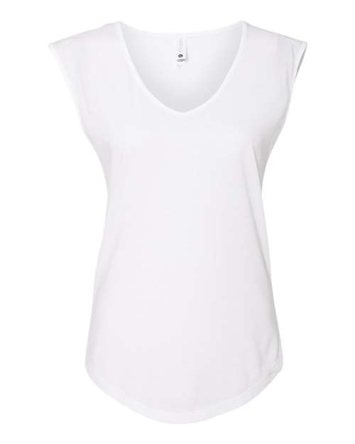 Women's Festival Sleeveless Deep V-Neck T-Shirt Image 10