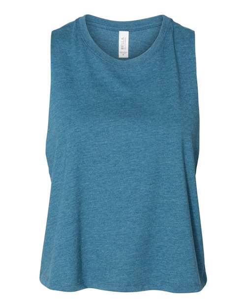Women's Racerback Crop Tank Image 5