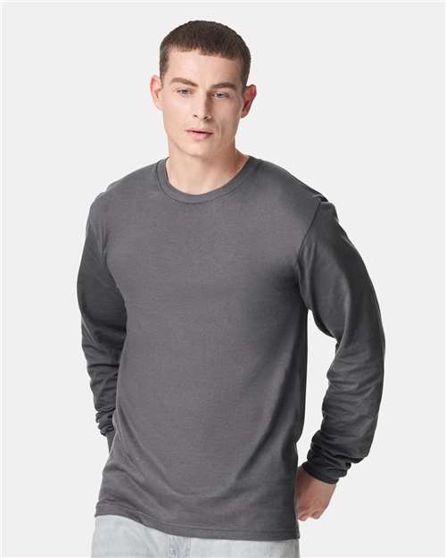 Unisex Fine Jersey Long Sleeve Tee Image 2
