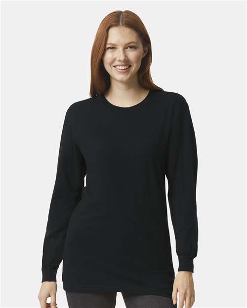 Unisex Fine Jersey Long Sleeve Tee Image 3