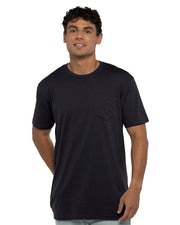 Unisex Cotton Pocket T-Shirt Image 1