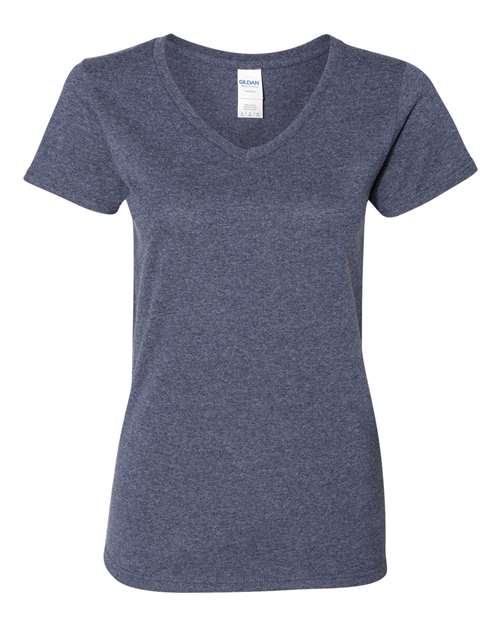 Women's Heavy Cotton™ V-Neck T-Shirt Image 7