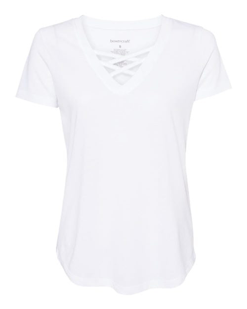 Women’s Cage Front T-Shirt Image 1
