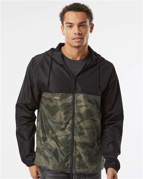Men's Lightweight Windbreaker Full-Zip Jacket Image 5