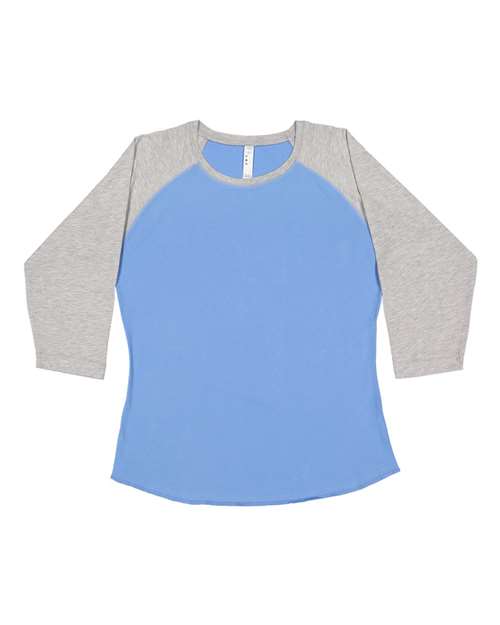 Women's Baseball Fine Jersey Three-Quarter Sleeve Tee Image 2