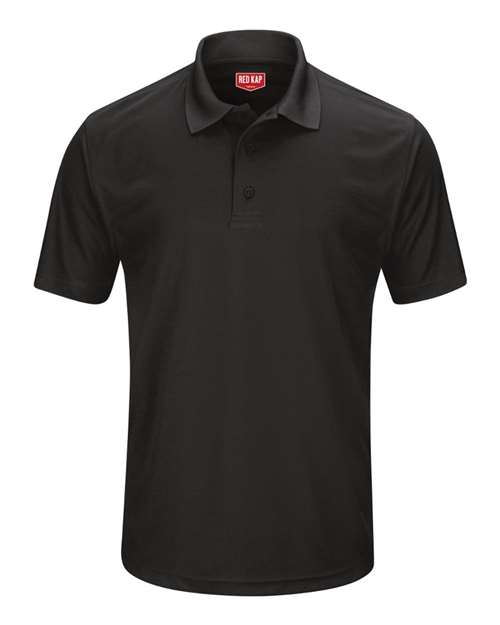 Men's Short Sleeve Performance Knit Pocketless Core Polo Image 2