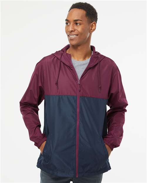 Men's Lightweight Windbreaker Full-Zip Jacket Image 16