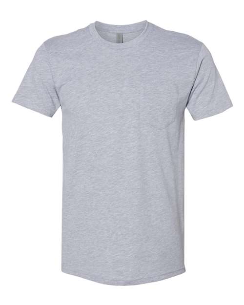Unisex Cotton Pocket T-Shirt Image 5
