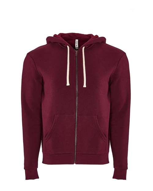 Unisex Santa Barbara Full-Zip Hoodie Sweatshirt Image 3