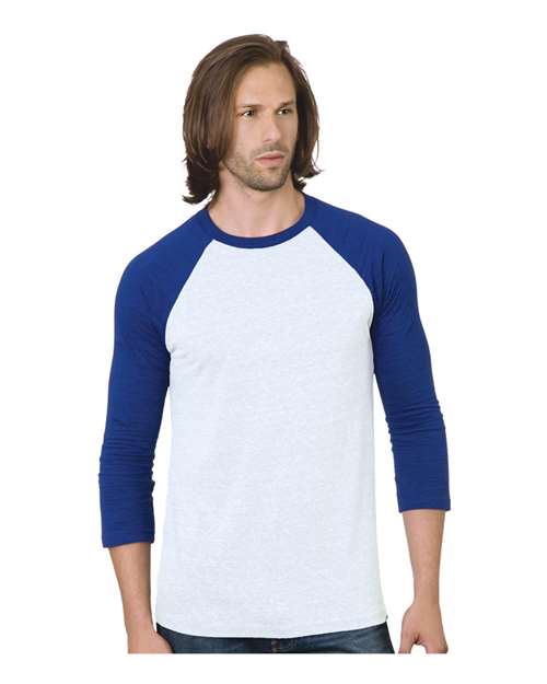 Unisex Triblend Three-Quarter Sleeve Raglan T-Shirt