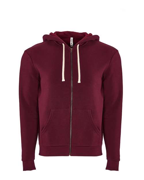Unisex Santa Barbara Full-Zip Hoodie Sweatshirt Image 5
