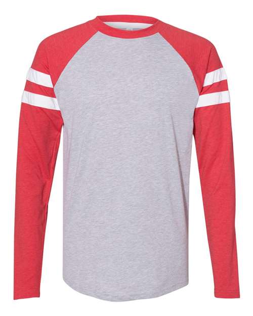 Unisex Fine Jersey Mash Up Long Sleeve Tee