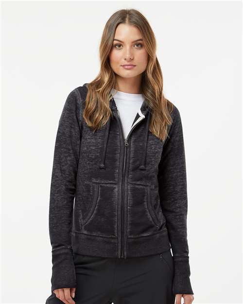 Women's Zen Fleece Full-Zip Hooded Sweatshirt Image 5