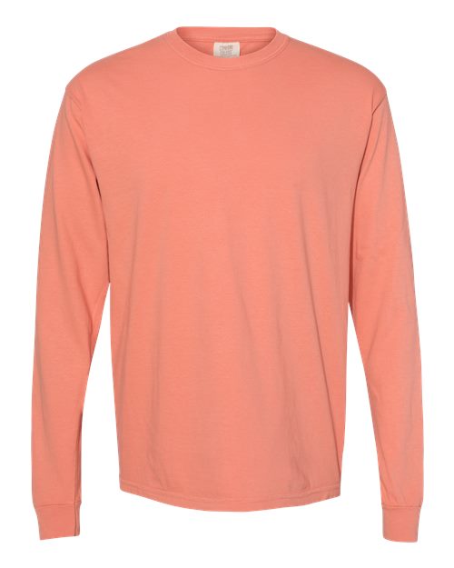 Unisex Garment-Dyed Heavyweight Long Sleeve T-Shirt Image 45