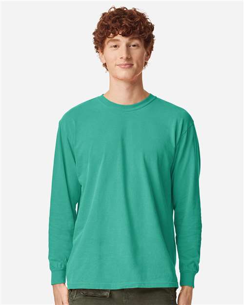 Unisex Garment-Dyed Heavyweight Long Sleeve T-Shirt Image 26