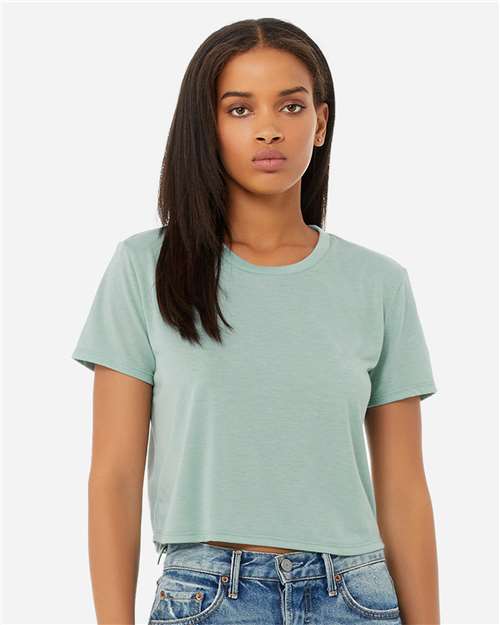 Women’s Flowy Crop Tee Image 5