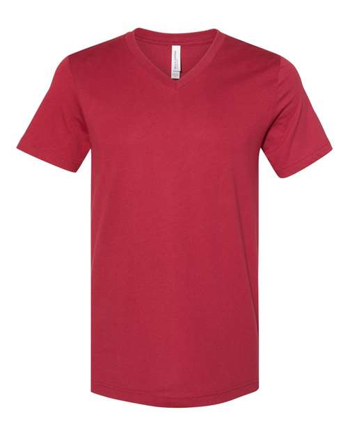 Unisex Jersey V-Neck Tee Image 7