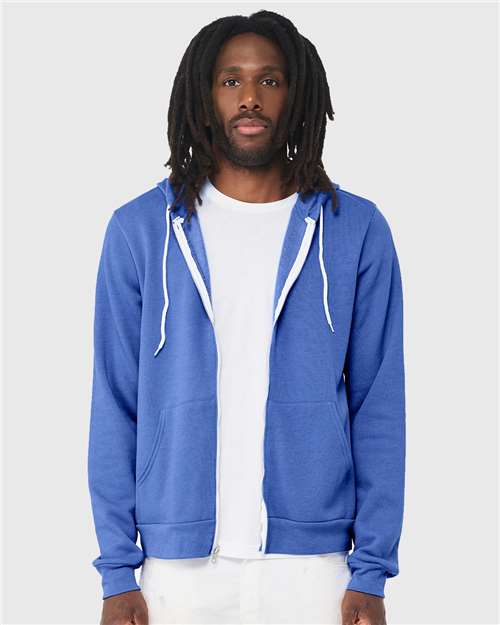 Unisex Sponge Fleece Full-Zip Hoodie Sweatshirt Image 19