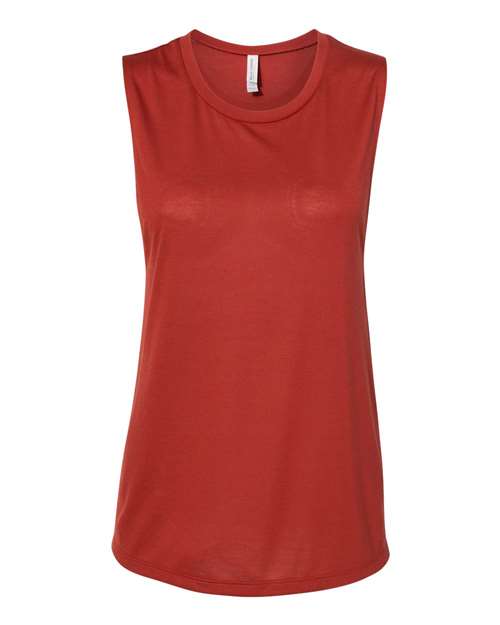 Women's Flowy Scoop Muscle Tank Image 7