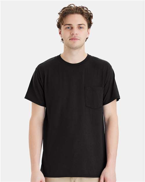 Unisex Workwear Pocket T-Shirt Image 2