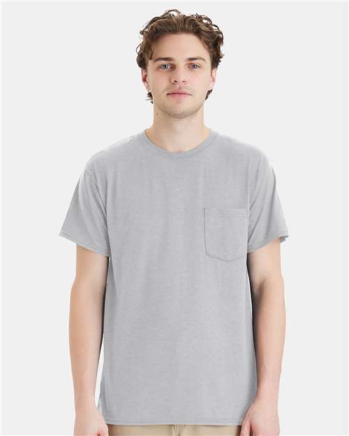 Unisex Workwear Pocket T-Shirt Image 3