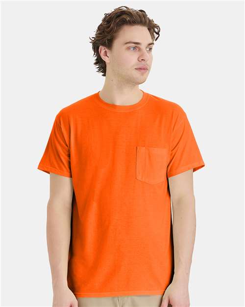 Unisex Workwear Pocket T-Shirt Image 6