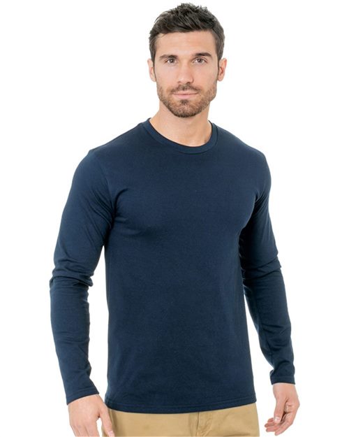 Unisex Fine Jersey Long Sleeve T-Shirt Image 1