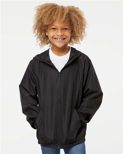 Youth Lightweight Windbreaker Full-Zip Jacket Image 2