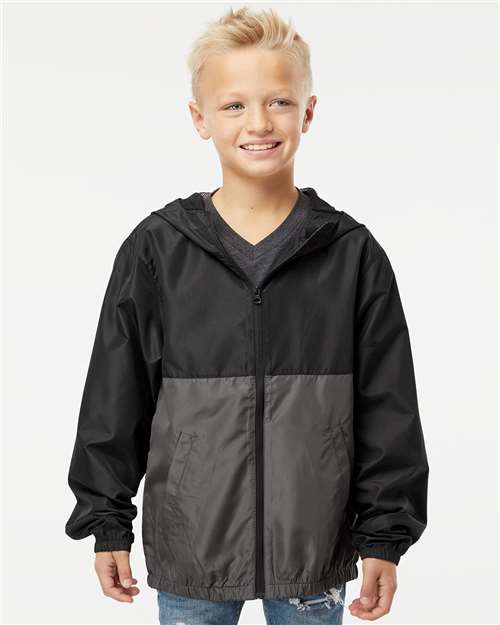 Youth Lightweight Windbreaker Full-Zip Jacket Image 4