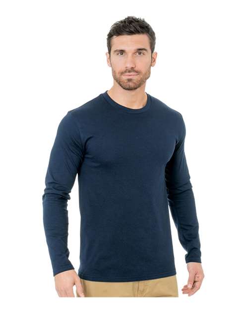 Unisex Fine Jersey Long Sleeve T-Shirt Image 4