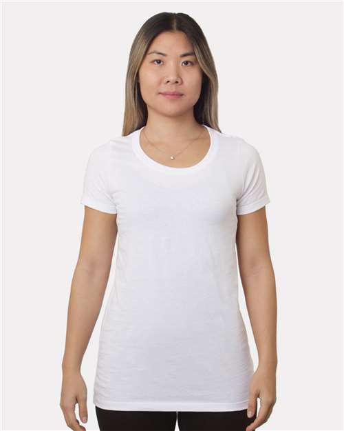 Women's Fine Jersey T-Shirt Image 7