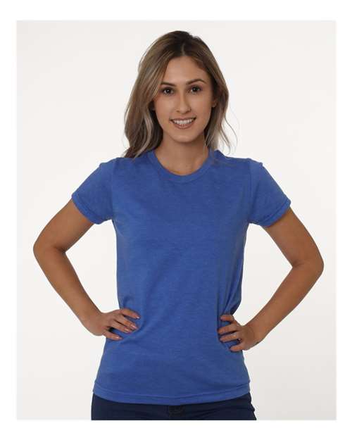 Women's USA-Made Triblend T-Shirt Image 6