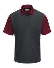Men's Performance Knit Color-Block Polo