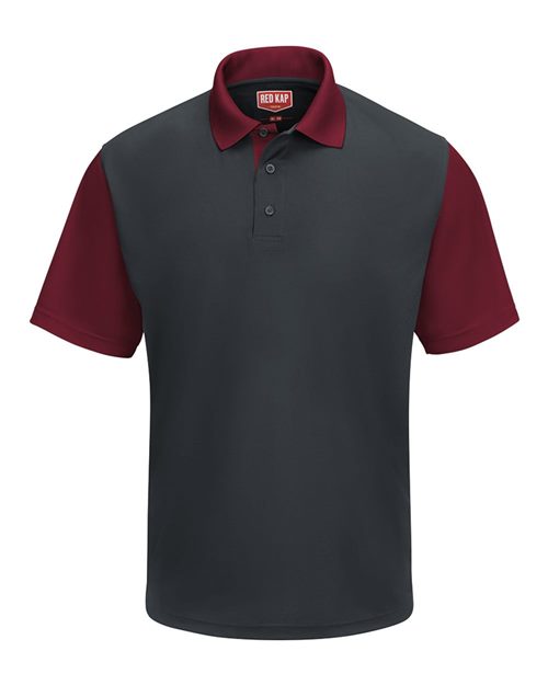 Men's Performance Knit Color-Block Polo
