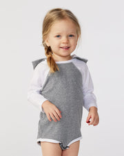 Infant Fine Jersey Long Sleeve Bodysuit with Ears