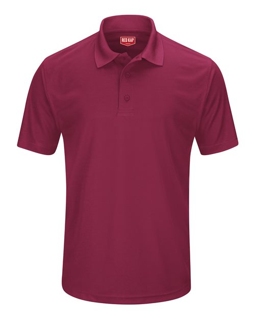 Men's Short Sleeve Performance Knit Pocketless Core Polo Image 3