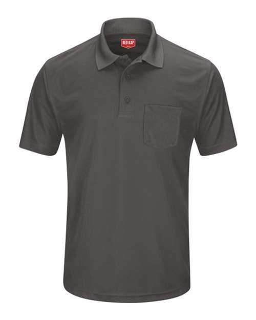 Men's Performance Knit Pocket Polo Image 4