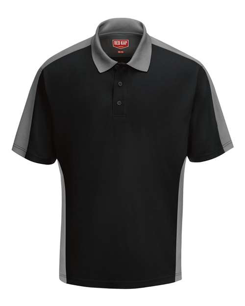 Men's Performance Knit Two Tone Polo Image 2