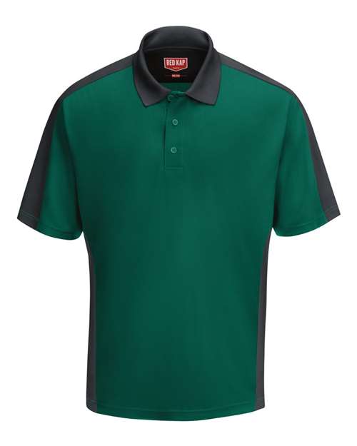 Men's Performance Knit Two Tone Polo Image 5