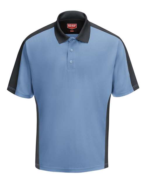 Men's Performance Knit Two Tone Polo Image 6