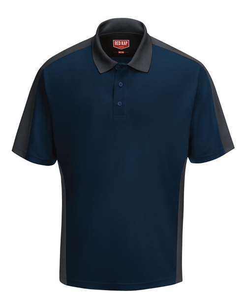 Men's Performance Knit Two Tone Polo Image 7