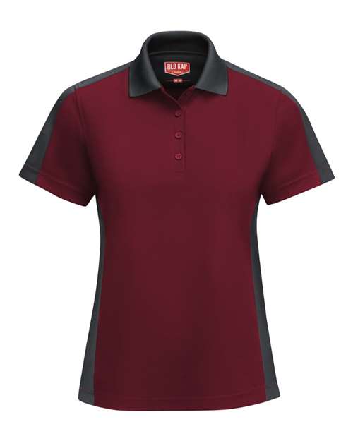 Women's Performance Knit Two-Tone Polo Image 3