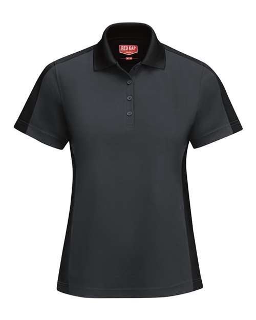 Women's Performance Knit Two-Tone Polo Image 4