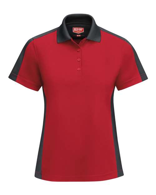 Women's Performance Knit Two-Tone Polo Image 6
