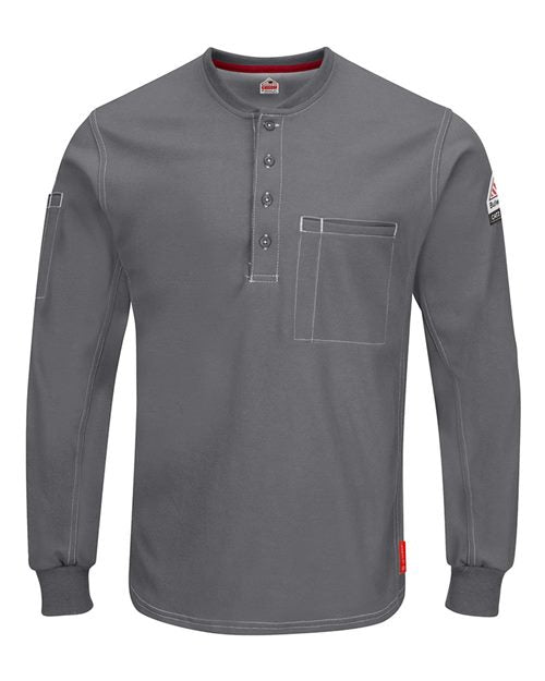 Men's iQ Series® Plus Long Sleeve Henley Image 1