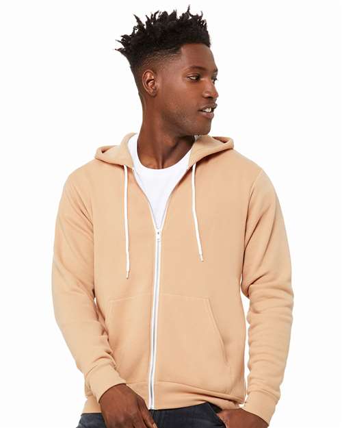 Unisex Sponge Fleece Full-Zip Hoodie Sweatshirt Image 27