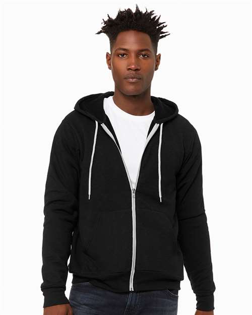 Unisex Sponge Fleece Full-Zip Hoodie Sweatshirt Image 8