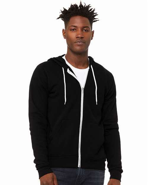 Unisex Sponge Fleece Full-Zip Hoodie Sweatshirt Image 13